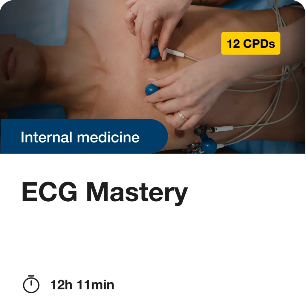 ECG Mastery online course for medical students to learn ECG interpretation